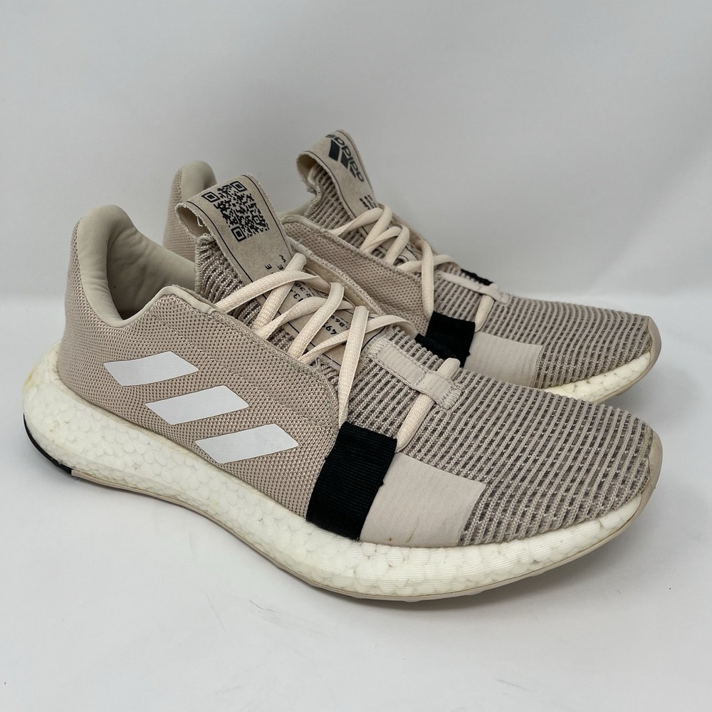 Adidas Wmns SenseBoost Go 'Linen Black' G26948 Size 11.5 Linen/White/Core Black